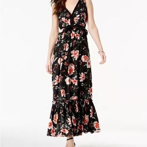 Ivanka Trump V-neck Floral Maxi Dress 2
